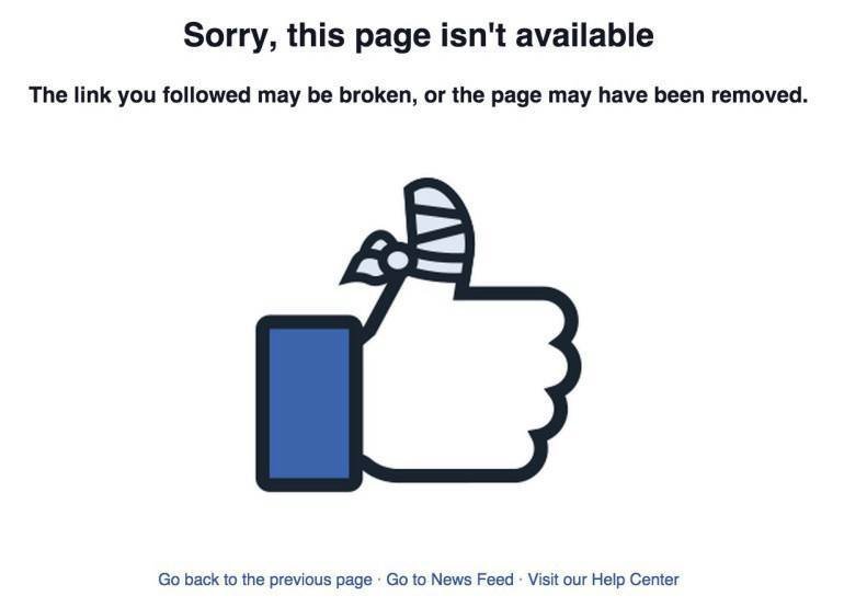 facebook-page-not-found
